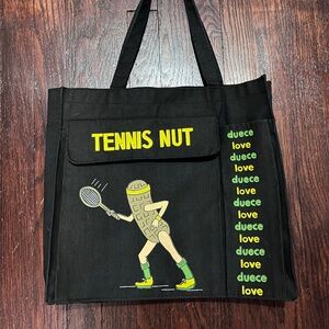 Vintage Tennis Nut Tote Racket Bag